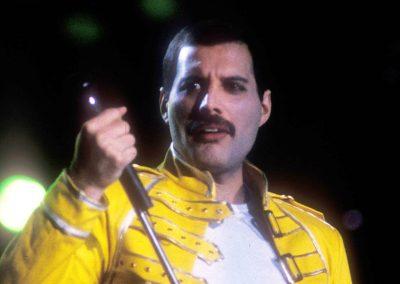 Freddie Mercury concert Knebworth à Wemblay le 9 août 1986