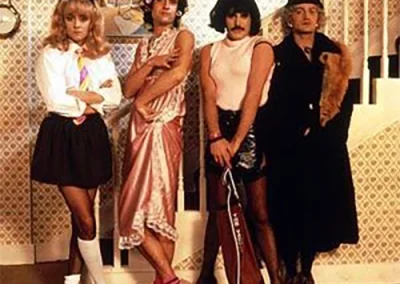 Groupe Queen, photo pour la chanson "I want to break free" en 1984